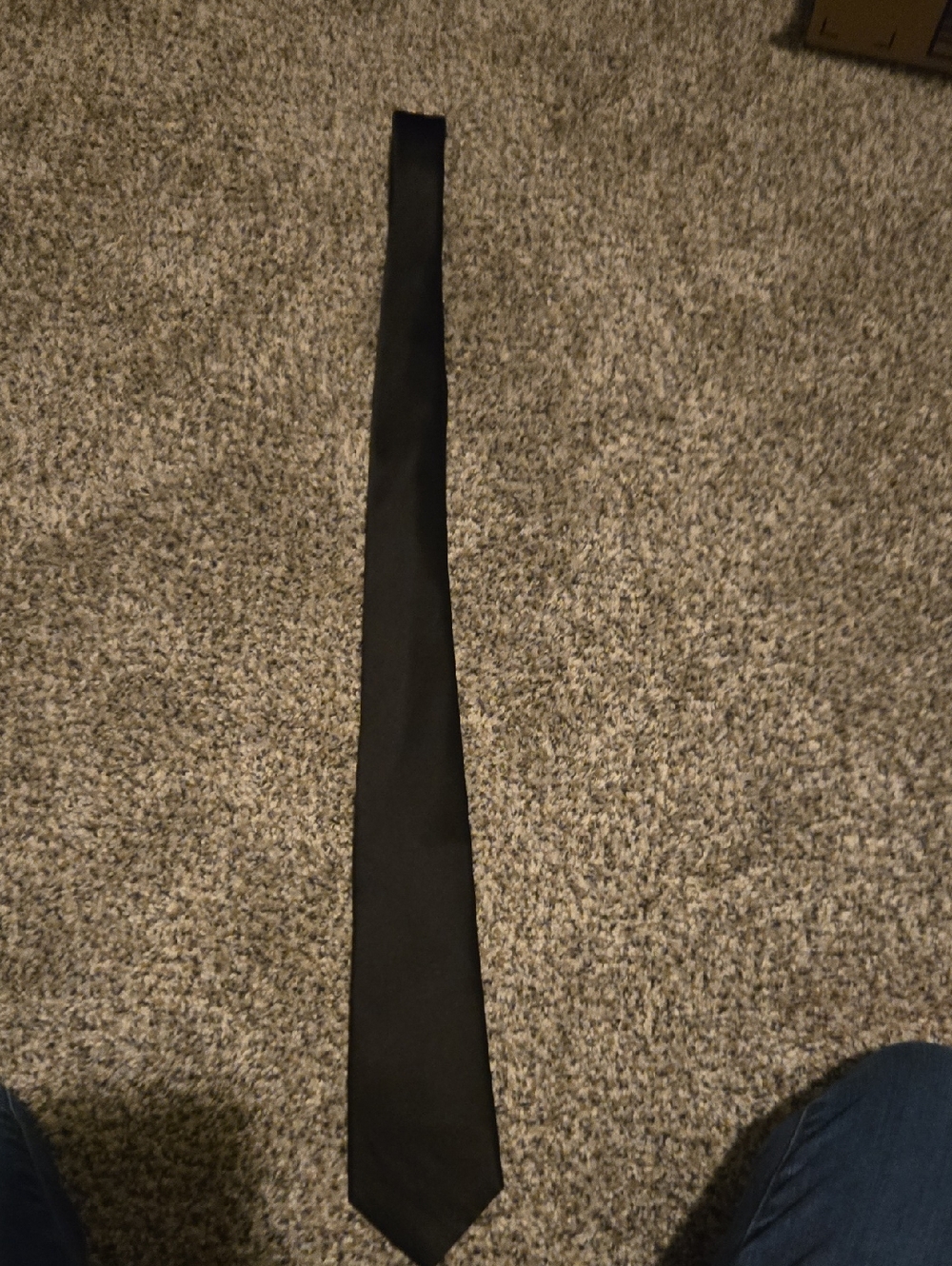 Nwot Pronto Uomo Black Silk Necktie